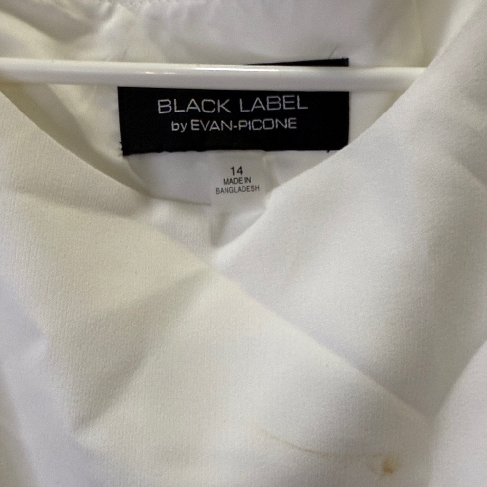 Black Label White Dress